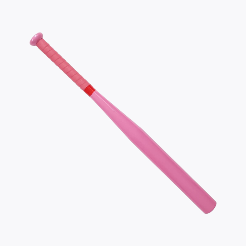 Pink aluminum non-slip baseball bat