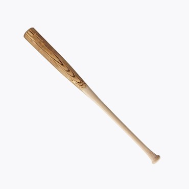 Natural wood outdoor baseball bat