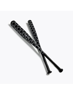 Black shock-absorbing aluminum alloy baseball bat