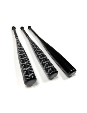 Black shock-absorbing aluminum alloy baseball bat