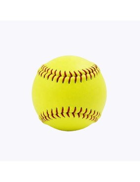 Yellow fast pitching practice softball