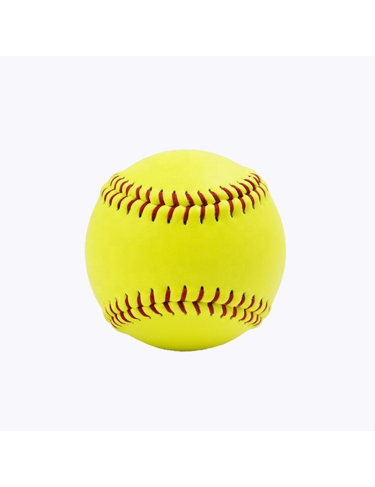 Yellow fast pitching practice softball