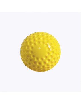 Yellow high-density integrated dimple baseball