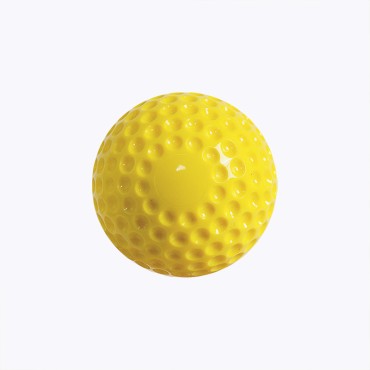 Yellow high-density integrated dimple baseball