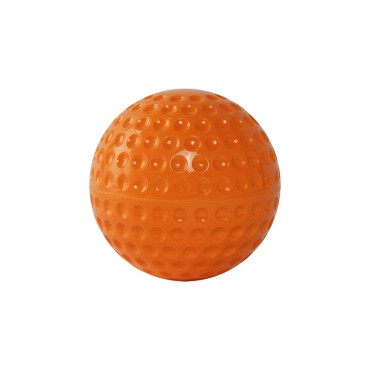 Orange 12-inch practice pit baseball