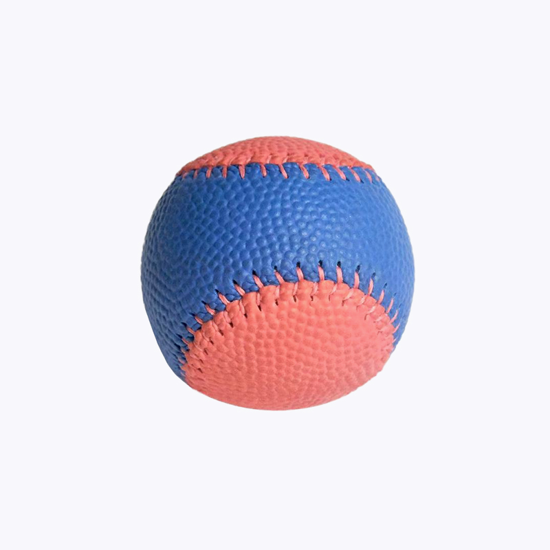 Color-blocked 9-inch training baseball