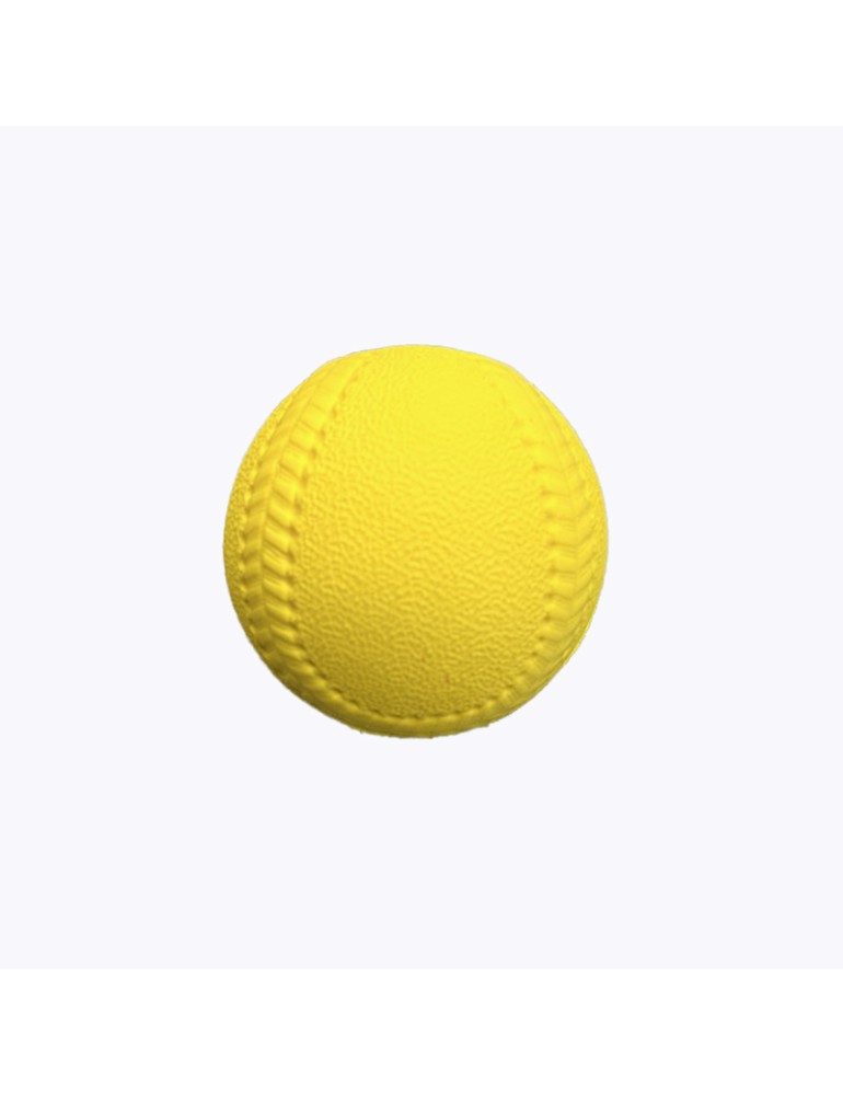 Yellow 10-inch foam training baseball