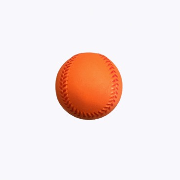 Orange sports training foam baseball