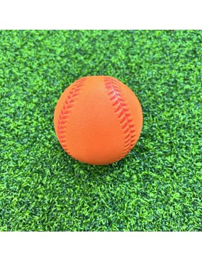 Orange sports training foam baseball
