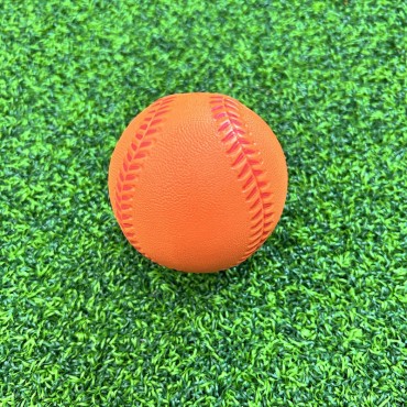 Orange sports training foam baseball