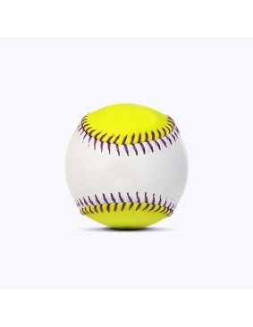 Personalized multi-colored baseball for training.