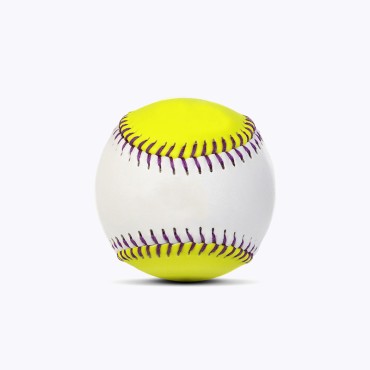 Personalized multi-colored baseball for training.