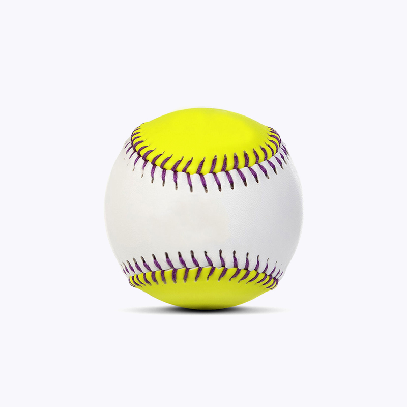 Personalized multi-colored baseball for training.