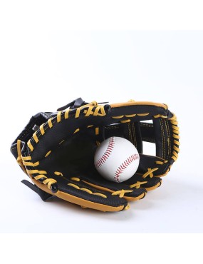 Double-layered leather durable baseball glove