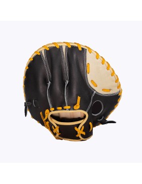 Leather training pancake baseball glove