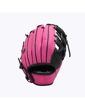 Pink comfortable leather baseball glove