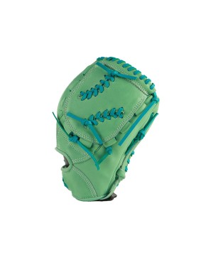 Green leather infield baseball glove Green leather infield baseball glove