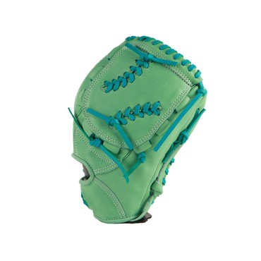 Green leather infield baseball glove Green leather infield baseball glove