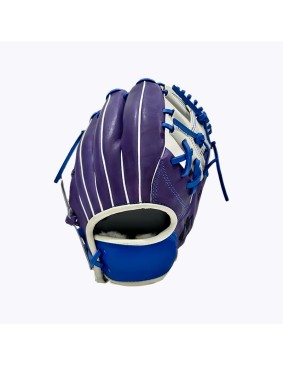 Purple 11.5-inch leather baseball glove