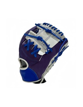 Purple 11.5-inch leather baseball glove Purple 11.5-inch leather baseball glove