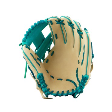 Infield left-handed leather baseball glove
