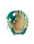 Infield left-handed leather baseball glove
