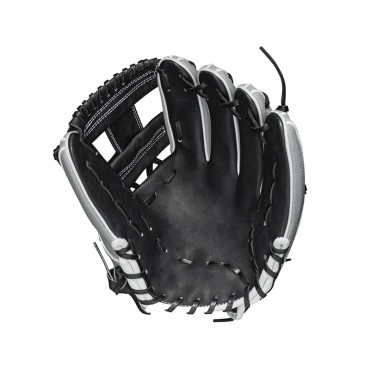 Gray leather infield baseball glove Gray leather infield baseball glove