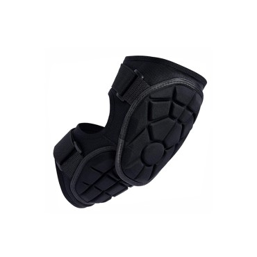 Black impact-resistant sports elbow pads Black impact-resistant sports elbow pads