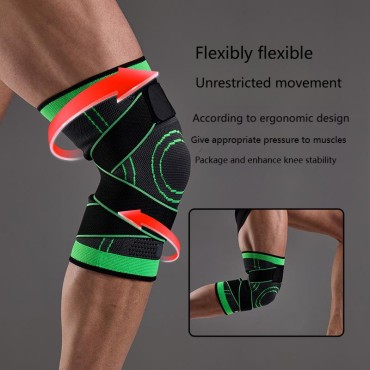 Elastic compression sports knee brace Elastic compression sports knee brace