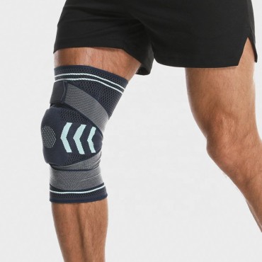 Elastic band compression knee brace Elastic band compression knee brace