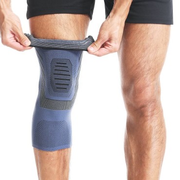 Elastic knitted compression knee brace Elastic knitted compression knee brace