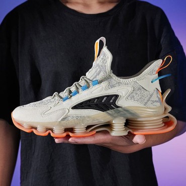 Breathable thick-soled men's athletic shoes Breathable thick-soled men's athletic shoes