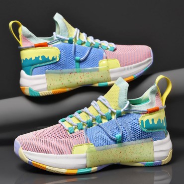 Lace-up breathable outdoor sports shoes