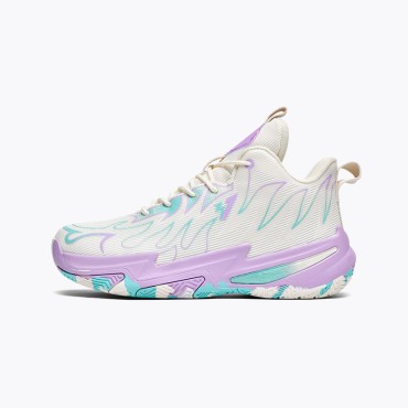 Trendy lace-up breathable athletic shoes